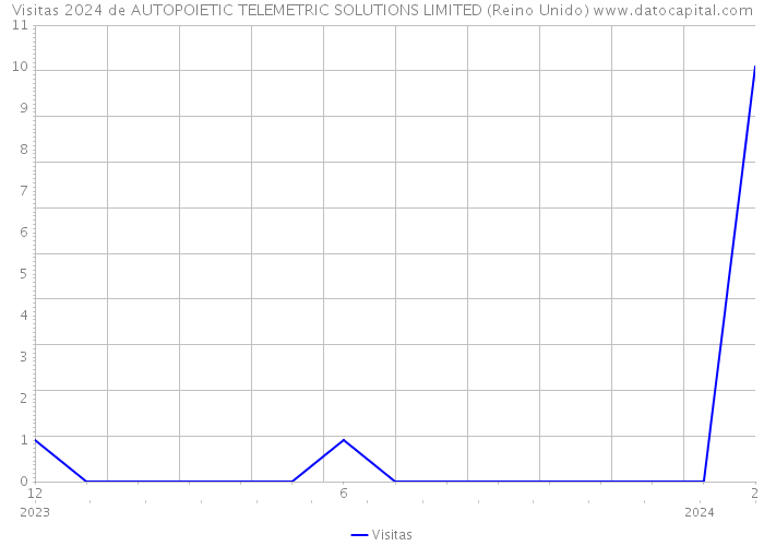 Visitas 2024 de AUTOPOIETIC TELEMETRIC SOLUTIONS LIMITED (Reino Unido) 