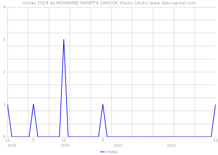 Visitas 2024 de MOHAMED HANIFFA ZAROOK (Reino Unido) 