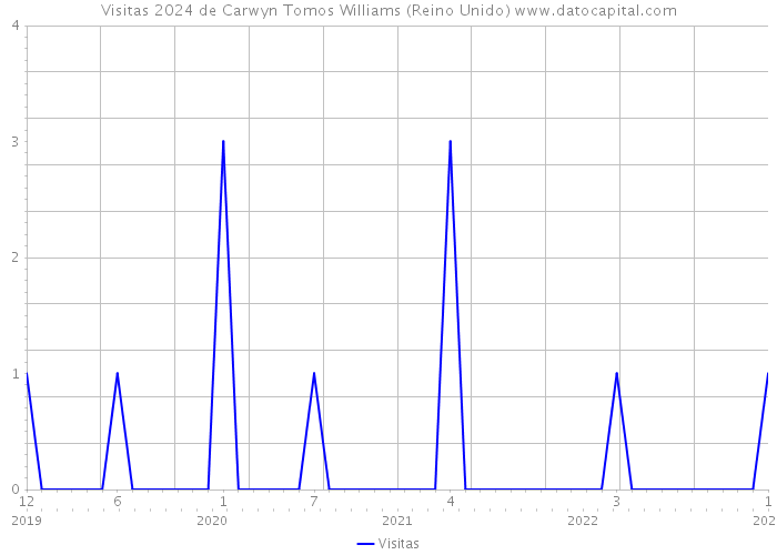 Visitas 2024 de Carwyn Tomos Williams (Reino Unido) 