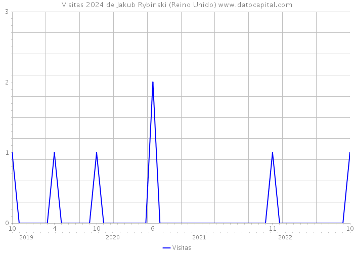 Visitas 2024 de Jakub Rybinski (Reino Unido) 