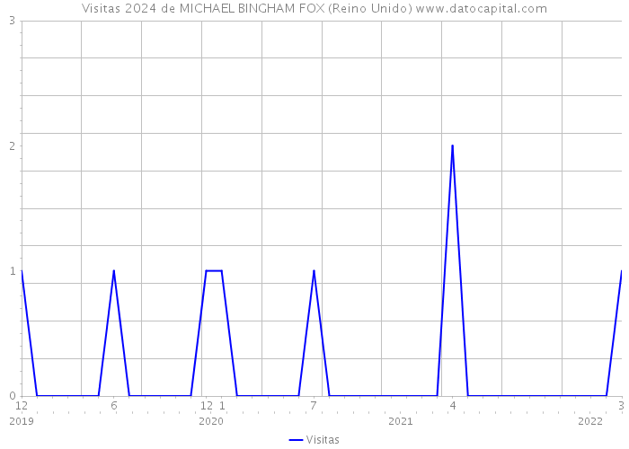 Visitas 2024 de MICHAEL BINGHAM FOX (Reino Unido) 