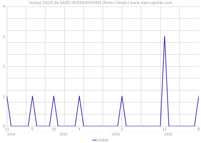 Visitas 2024 de SAJID HUSSAIN KHAN (Reino Unido) 