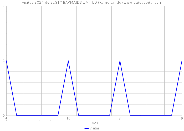 Visitas 2024 de BUSTY BARMAIDS LIMITED (Reino Unido) 