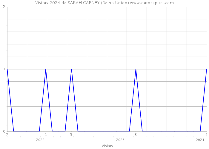 Visitas 2024 de SARAH CARNEY (Reino Unido) 