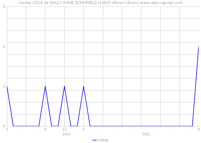 Visitas 2024 de SALLY ANNE SCHOFIELD (1963) (Reino Unido) 