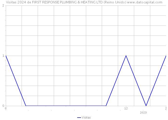 Visitas 2024 de FIRST RESPONSE PLUMBING & HEATING LTD (Reino Unido) 