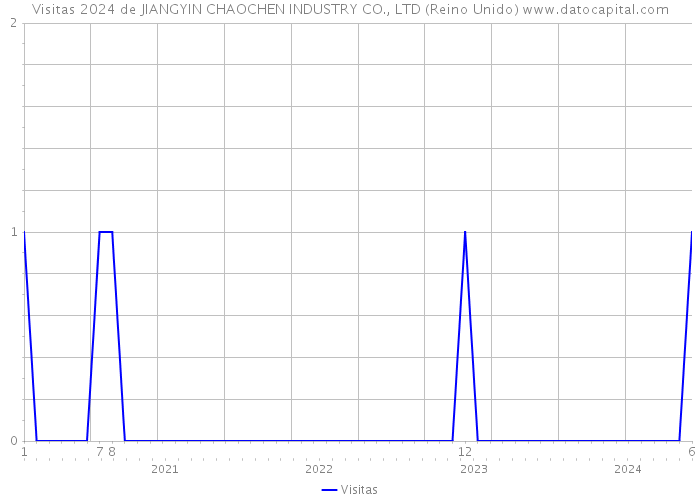 Visitas 2024 de JIANGYIN CHAOCHEN INDUSTRY CO., LTD (Reino Unido) 