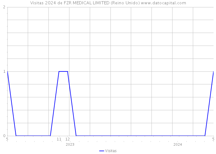 Visitas 2024 de FZR MEDICAL LIMITED (Reino Unido) 