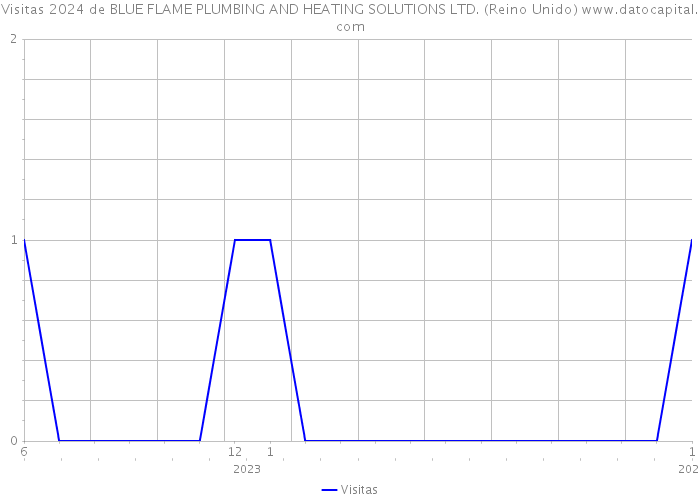 Visitas 2024 de BLUE FLAME PLUMBING AND HEATING SOLUTIONS LTD. (Reino Unido) 