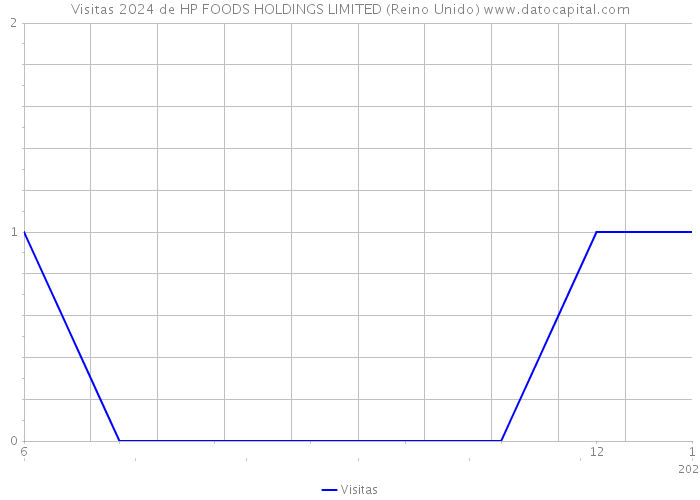 Visitas 2024 de HP FOODS HOLDINGS LIMITED (Reino Unido) 