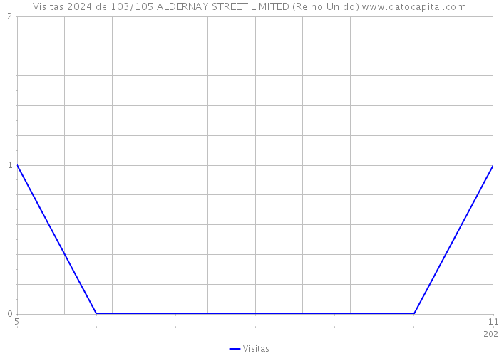 Visitas 2024 de 103/105 ALDERNAY STREET LIMITED (Reino Unido) 