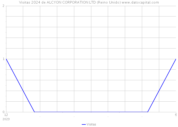 Visitas 2024 de ALCYON CORPORATION LTD (Reino Unido) 