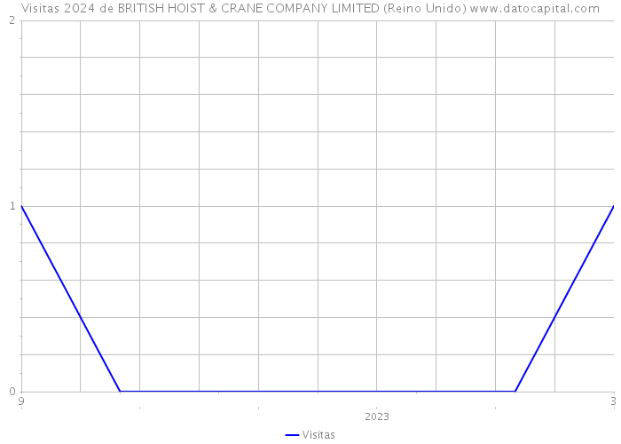 Visitas 2024 de BRITISH HOIST & CRANE COMPANY LIMITED (Reino Unido) 