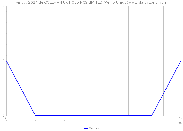 Visitas 2024 de COLEMAN UK HOLDINGS LIMITED (Reino Unido) 