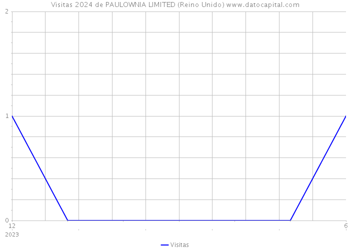 Visitas 2024 de PAULOWNIA LIMITED (Reino Unido) 