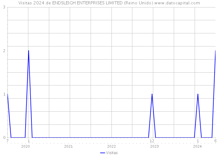 Visitas 2024 de ENDSLEIGH ENTERPRISES LIMITED (Reino Unido) 