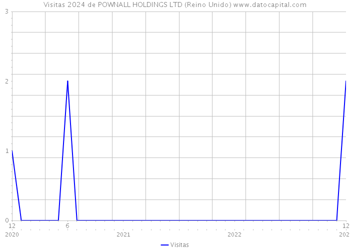 Visitas 2024 de POWNALL HOLDINGS LTD (Reino Unido) 