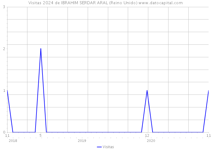 Visitas 2024 de IBRAHIM SERDAR ARAL (Reino Unido) 