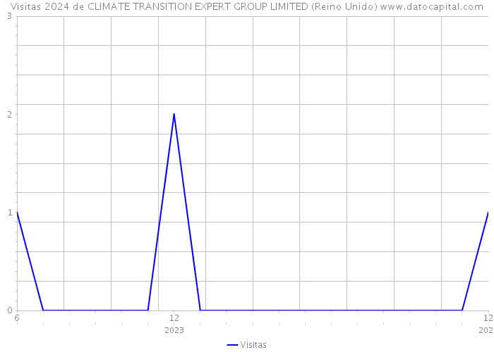 Visitas 2024 de CLIMATE TRANSITION EXPERT GROUP LIMITED (Reino Unido) 