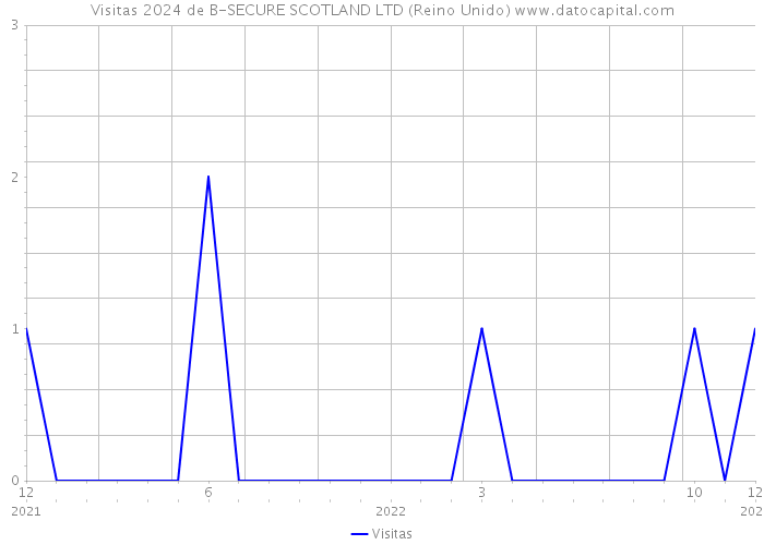 Visitas 2024 de B-SECURE SCOTLAND LTD (Reino Unido) 