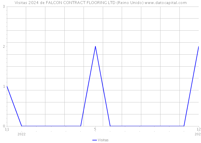 Visitas 2024 de FALCON CONTRACT FLOORING LTD (Reino Unido) 