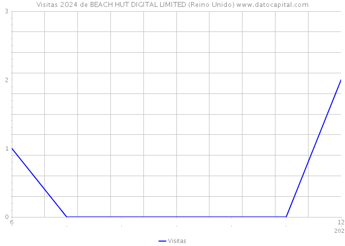 Visitas 2024 de BEACH HUT DIGITAL LIMITED (Reino Unido) 