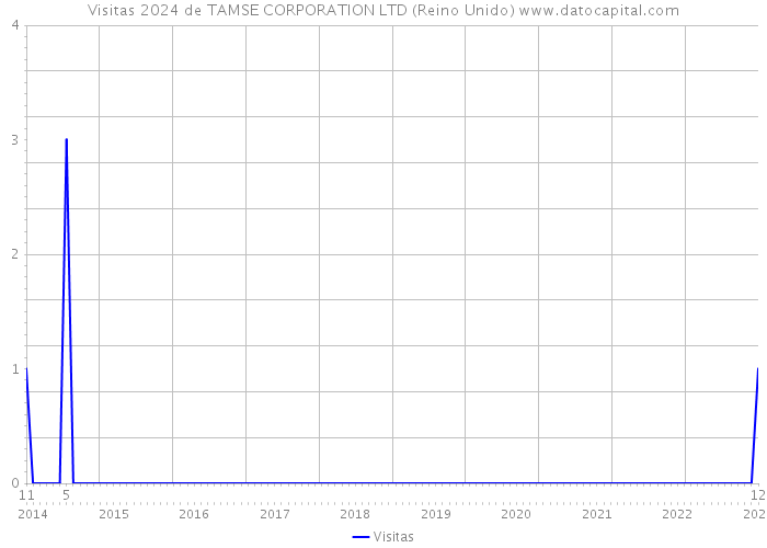 Visitas 2024 de TAMSE CORPORATION LTD (Reino Unido) 