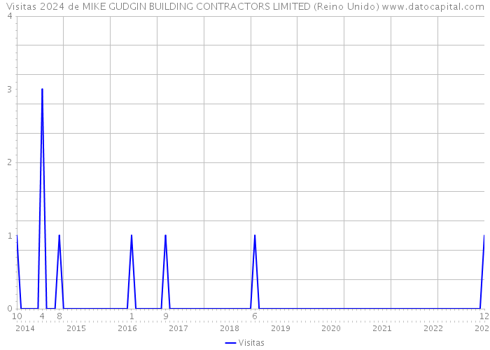 Visitas 2024 de MIKE GUDGIN BUILDING CONTRACTORS LIMITED (Reino Unido) 