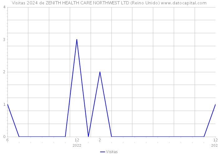 Visitas 2024 de ZENITH HEALTH CARE NORTHWEST LTD (Reino Unido) 