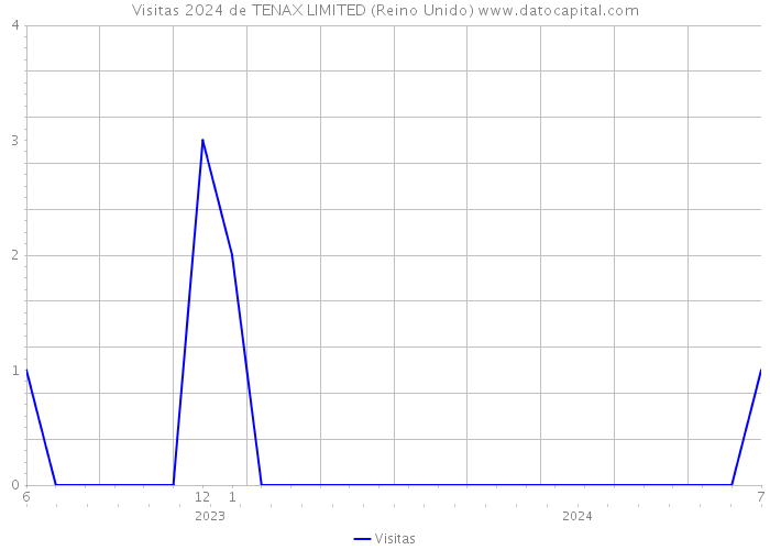 Visitas 2024 de TENAX LIMITED (Reino Unido) 