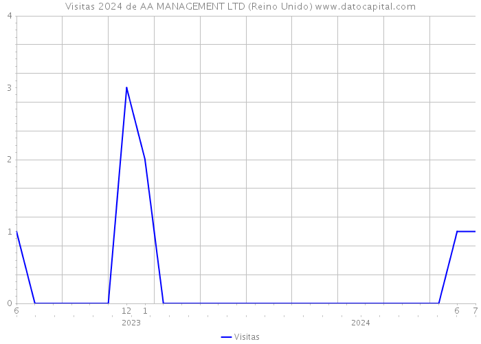 Visitas 2024 de AA MANAGEMENT LTD (Reino Unido) 