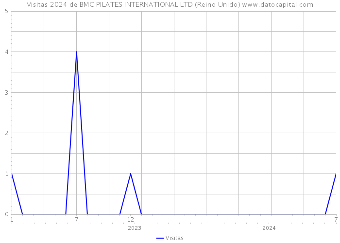 Visitas 2024 de BMC PILATES INTERNATIONAL LTD (Reino Unido) 