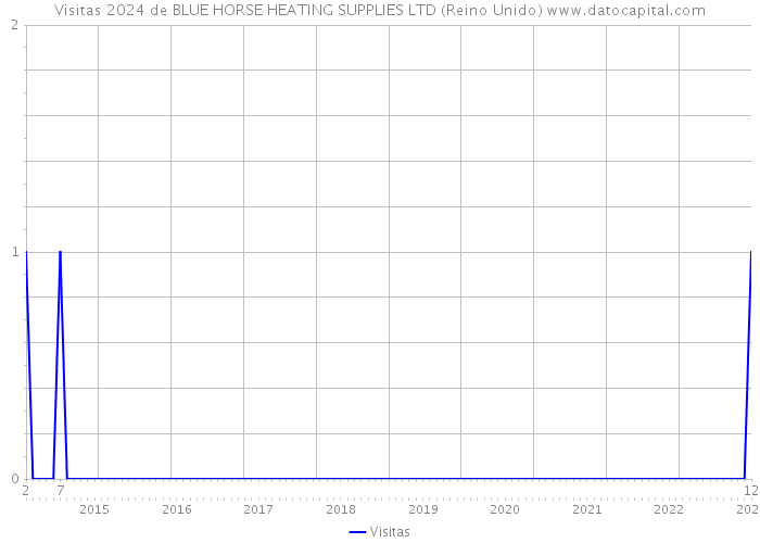 Visitas 2024 de BLUE HORSE HEATING SUPPLIES LTD (Reino Unido) 