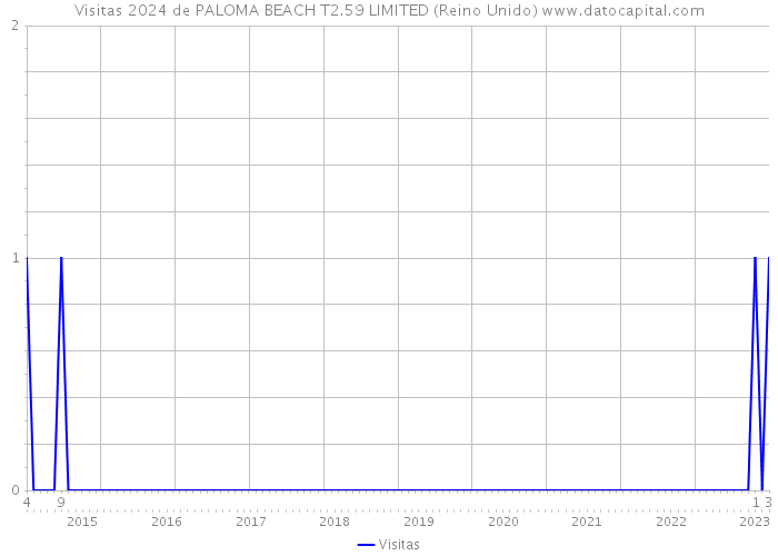 Visitas 2024 de PALOMA BEACH T2.59 LIMITED (Reino Unido) 
