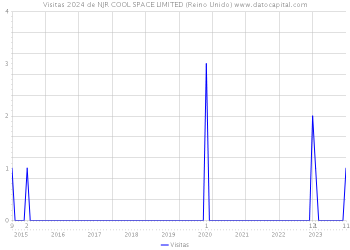 Visitas 2024 de NJR COOL SPACE LIMITED (Reino Unido) 