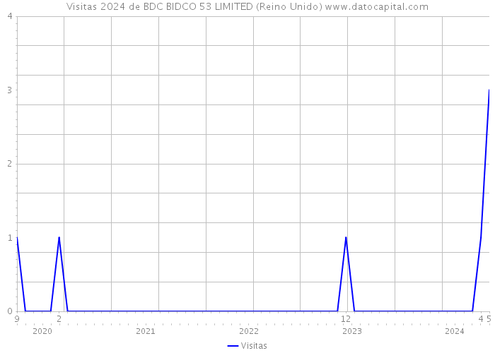 Visitas 2024 de BDC BIDCO 53 LIMITED (Reino Unido) 