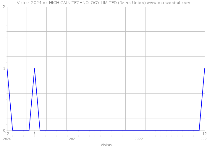 Visitas 2024 de HIGH GAIN TECHNOLOGY LIMITED (Reino Unido) 