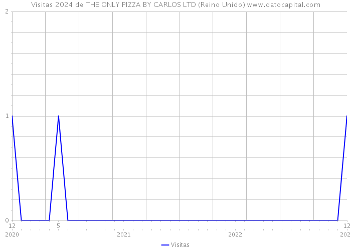 Visitas 2024 de THE ONLY PIZZA BY CARLOS LTD (Reino Unido) 