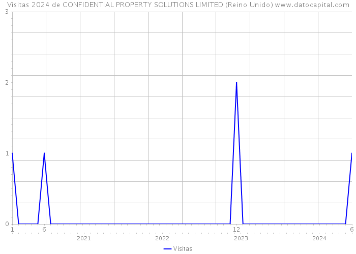 Visitas 2024 de CONFIDENTIAL PROPERTY SOLUTIONS LIMITED (Reino Unido) 