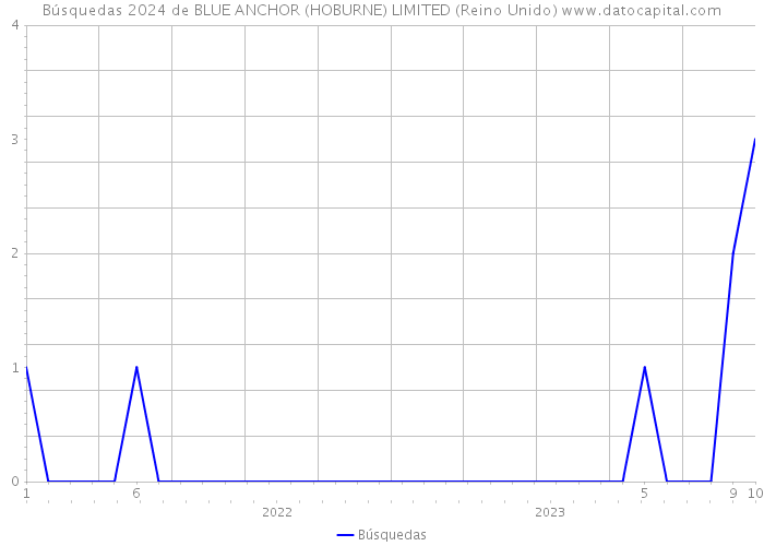 Búsquedas 2024 de BLUE ANCHOR (HOBURNE) LIMITED (Reino Unido) 