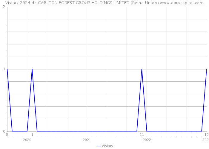 Visitas 2024 de CARLTON FOREST GROUP HOLDINGS LIMITED (Reino Unido) 