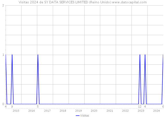 Visitas 2024 de SY DATA SERVICES LIMITED (Reino Unido) 