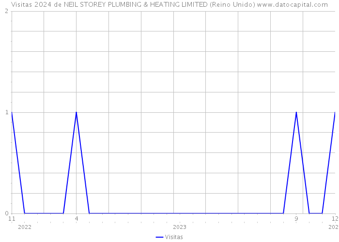 Visitas 2024 de NEIL STOREY PLUMBING & HEATING LIMITED (Reino Unido) 