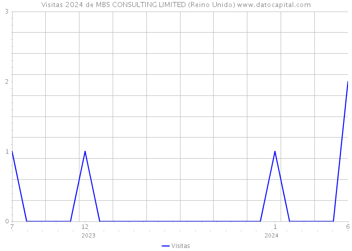 Visitas 2024 de MBS CONSULTING LIMITED (Reino Unido) 