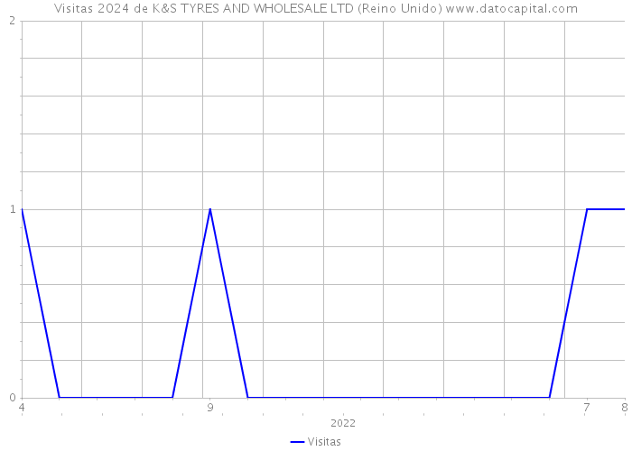 Visitas 2024 de K&S TYRES AND WHOLESALE LTD (Reino Unido) 