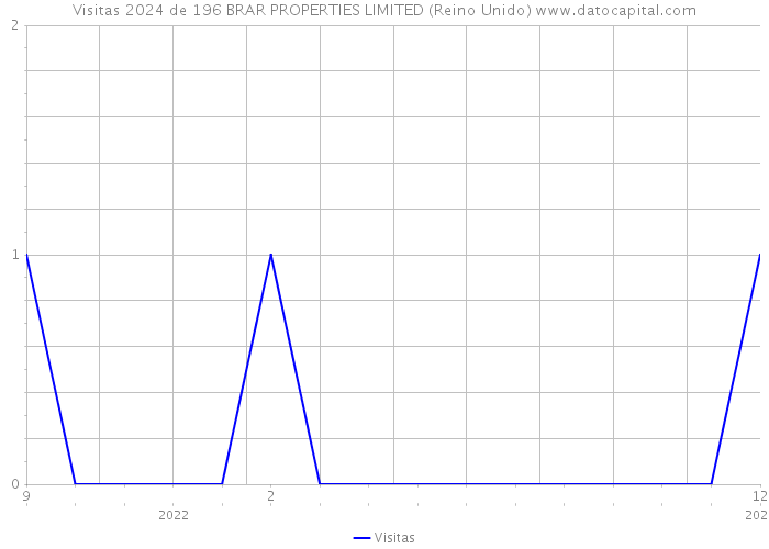 Visitas 2024 de 196 BRAR PROPERTIES LIMITED (Reino Unido) 