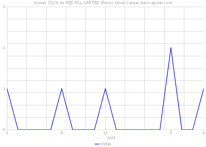 Visitas 2024 de RED PILL LIMITED (Reino Unido) 