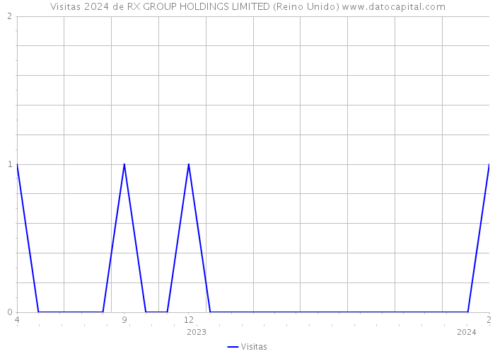 Visitas 2024 de RX GROUP HOLDINGS LIMITED (Reino Unido) 