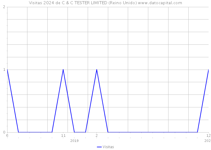 Visitas 2024 de C & C TESTER LIMITED (Reino Unido) 