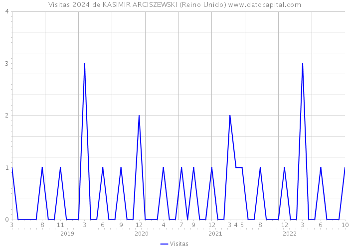 Visitas 2024 de KASIMIR ARCISZEWSKI (Reino Unido) 